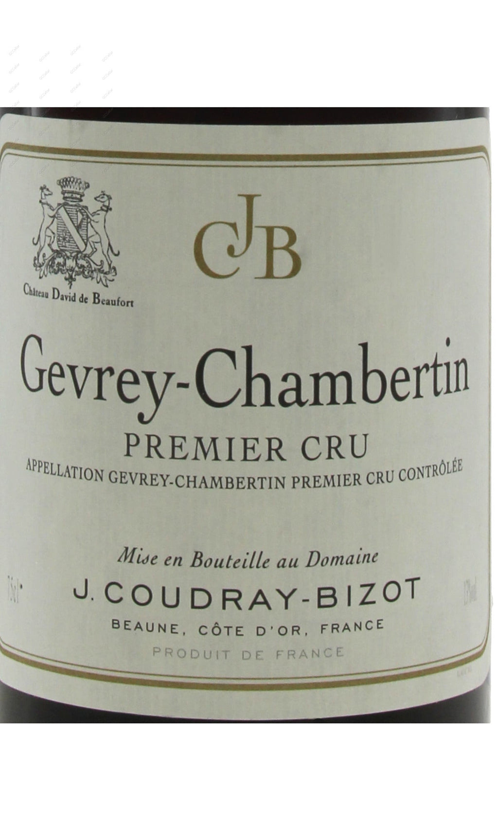 Chateau de Beaufort J. Coudray-Bizot, Gevrey Chambertin 1er Cru